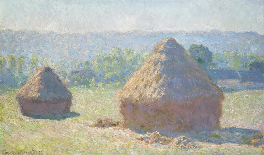 Haystacks, end of Summer (1891) by Claude Monet